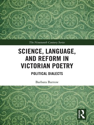 cover image of Science, Language, and Reform in Victorian Poetry